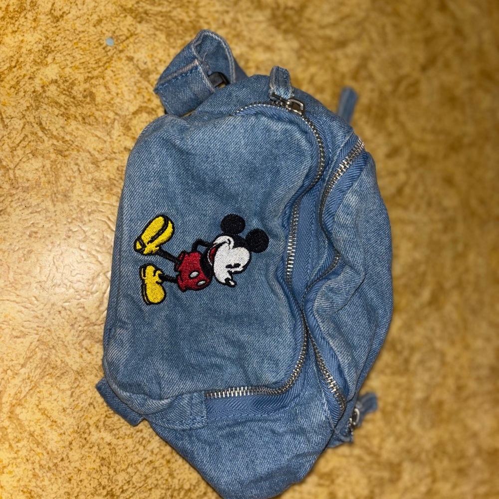 Disney Denim Mickey Mouse Fannypack
